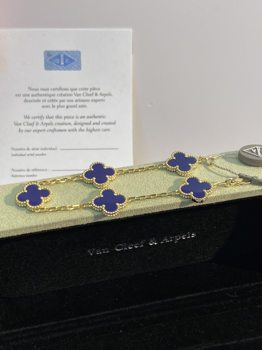 Van Cleef & Arpels Alhambra Triple-Row Necklace